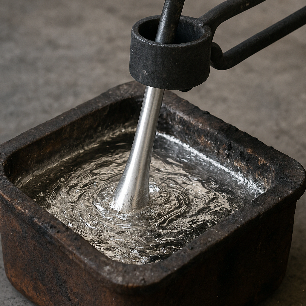 banho de estanho em aluminio